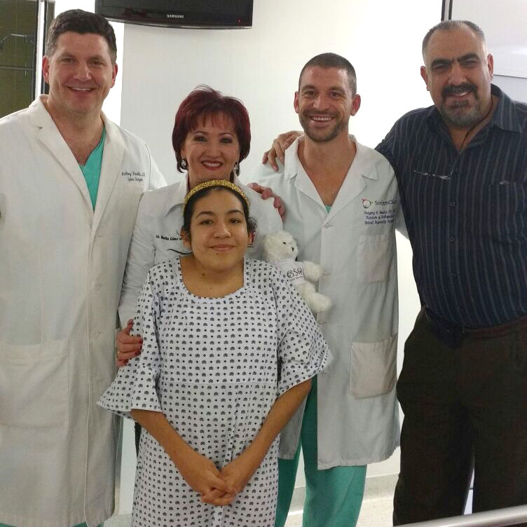 Monica with Dr. Tony Rinella, Mrs. TBD, Dr. Greg Mundis, and Dr. Pedro Leal